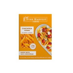 Pink Harvest Farms Chickpea Penne – Gluten Free High Protein Pasta (22g Protein) Made with 100% Chickpeas
